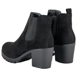 Super Me Bottines Jodhpur en daim noir le noir 2