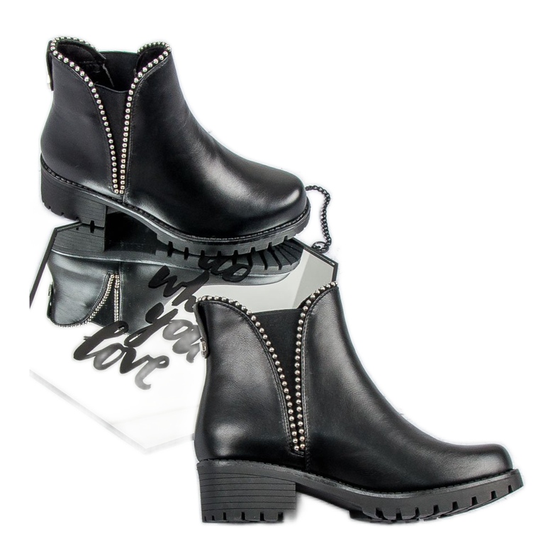 Sixth Sense Bottines noires Jodhpur boots 1