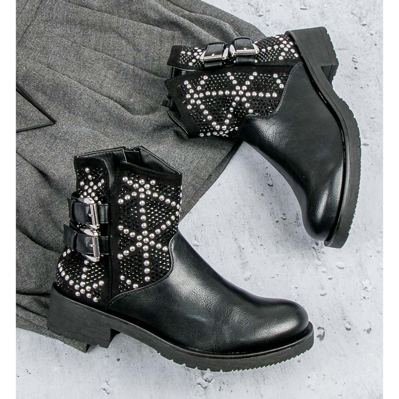 Bottes élégantes pour femmes noir 1