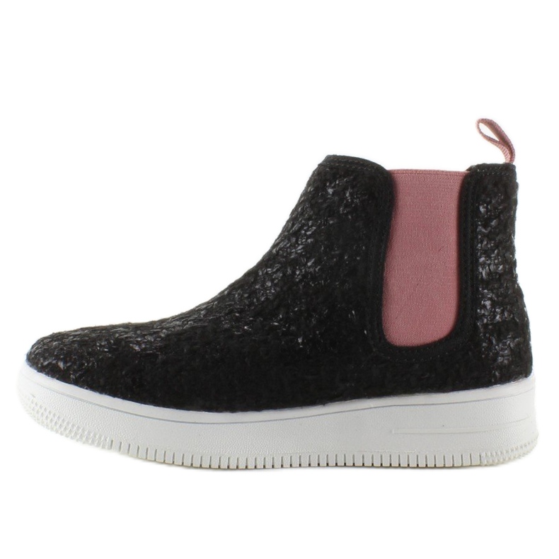 Bottines Chelsea pour enfants semelle sport noir 2