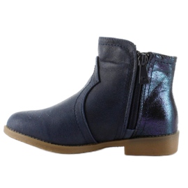Bottines Chelsea pour enfants k1647301 Marino bleu marine 1