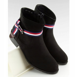 Bottines Chelsea noires pour femmes 99-150 Noir le noir 1
