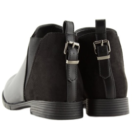 Bottines Chelsea noires pour femmes noir 3086 Noir 2