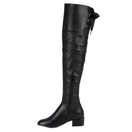 Bottes de mousquetaire noires 1