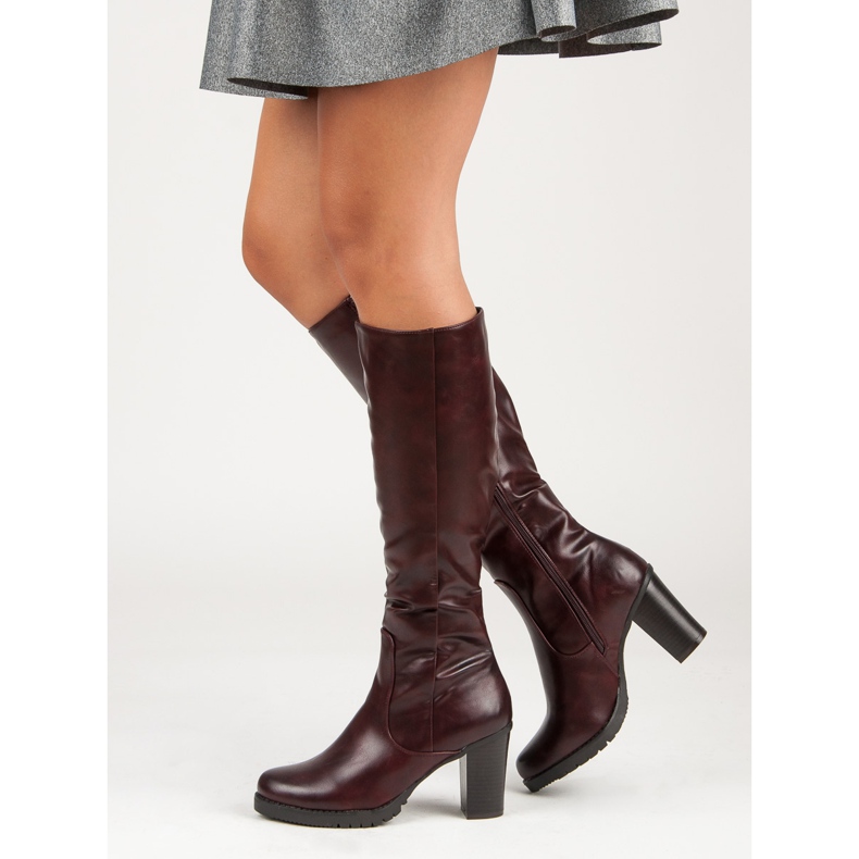 Bottines classiques VINCEZA rouge 2