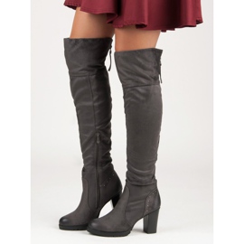 Bottes décontractées pour femmes VINCEZA gris 1