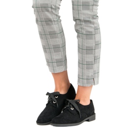 Bestelle Chaussures en daim noires le noir 5