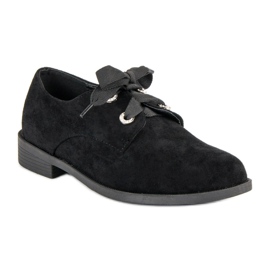 Bestelle Chaussures en daim noires le noir 1