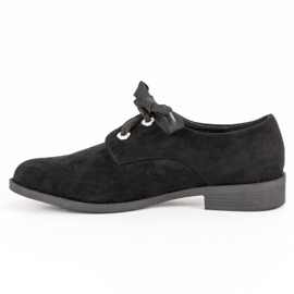 Bestelle Chaussures en daim noires le noir 2