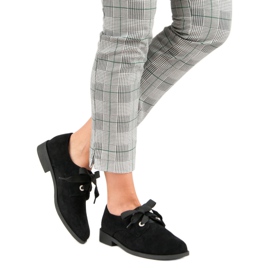 Bestelle Chaussures en daim noires le noir 6