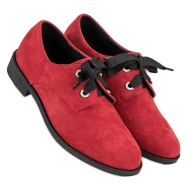 Bestelle Chaussures en daim rouges 2