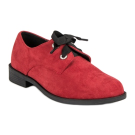 Bestelle Chaussures en daim rouges 3
