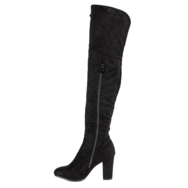 R'S Mousquetaires en daim noir 1