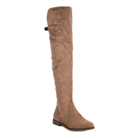 SDS Cuissardes en daim brun 2