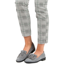 Sergio Todzi Mocassins en daim gris 7