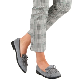 Sergio Todzi Mocassins en daim gris 2