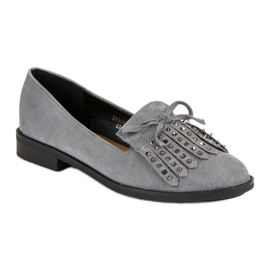 Sergio Todzi Mocassins en daim gris 3