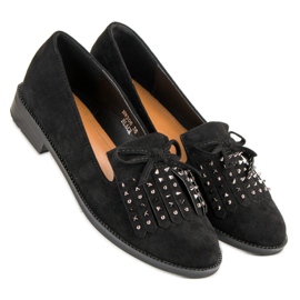 Sergio Todzi Mocassins en daim le noir 4