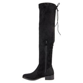 Seastar Bottes noires au-dessus du genou 1