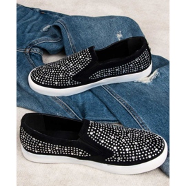 J. Star Baskets noires slipons 1