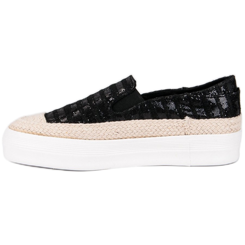 J. Star Espadrilles Noires le noir 1