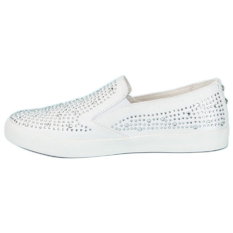 J. Star Baskets slipons blanches 1