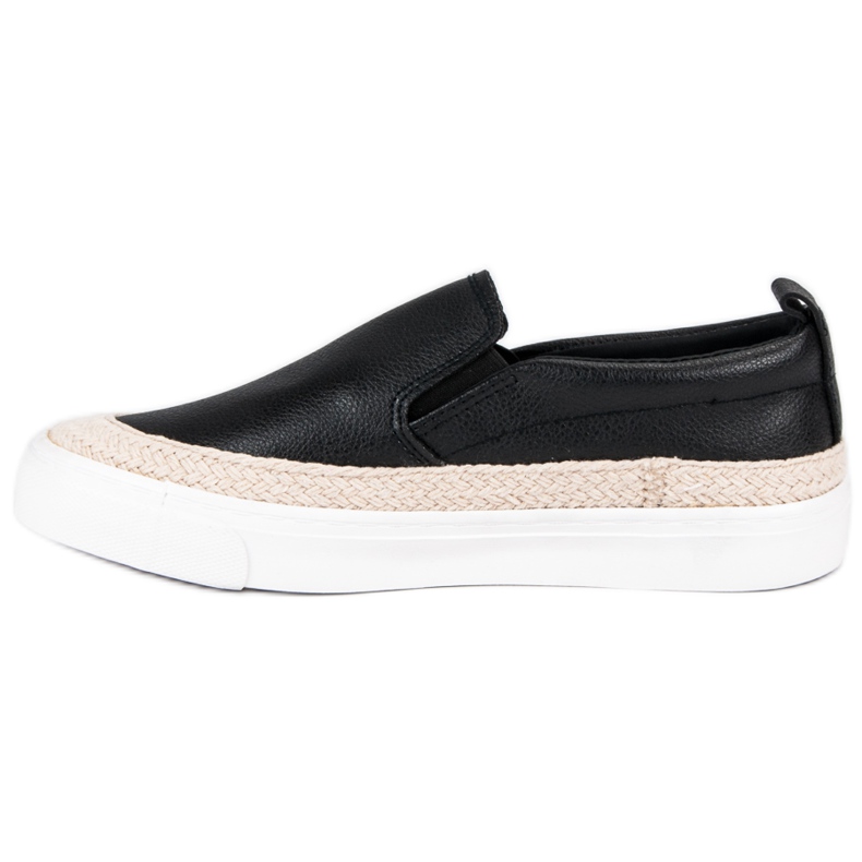 J. Star Espadrilles glissantes noir 1