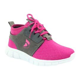 Befado chaussures de sport pour enfants 516Y033 rose gris 1 Befado chaussures de sport pour enfants 516Y033 rose gris 1
