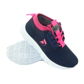 Chaussures de sport pour enfants Befado 516Y034 bleu marine rose 3