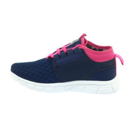 Chaussures de sport pour enfants Befado 516Y034 bleu marine rose 2