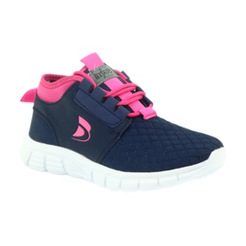 Chaussures de sport pour enfants Befado 516Y034 bleu marine rose 1