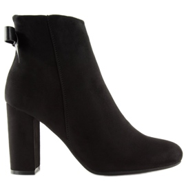 Bottines noires à talons E5120 Noir le noir 1