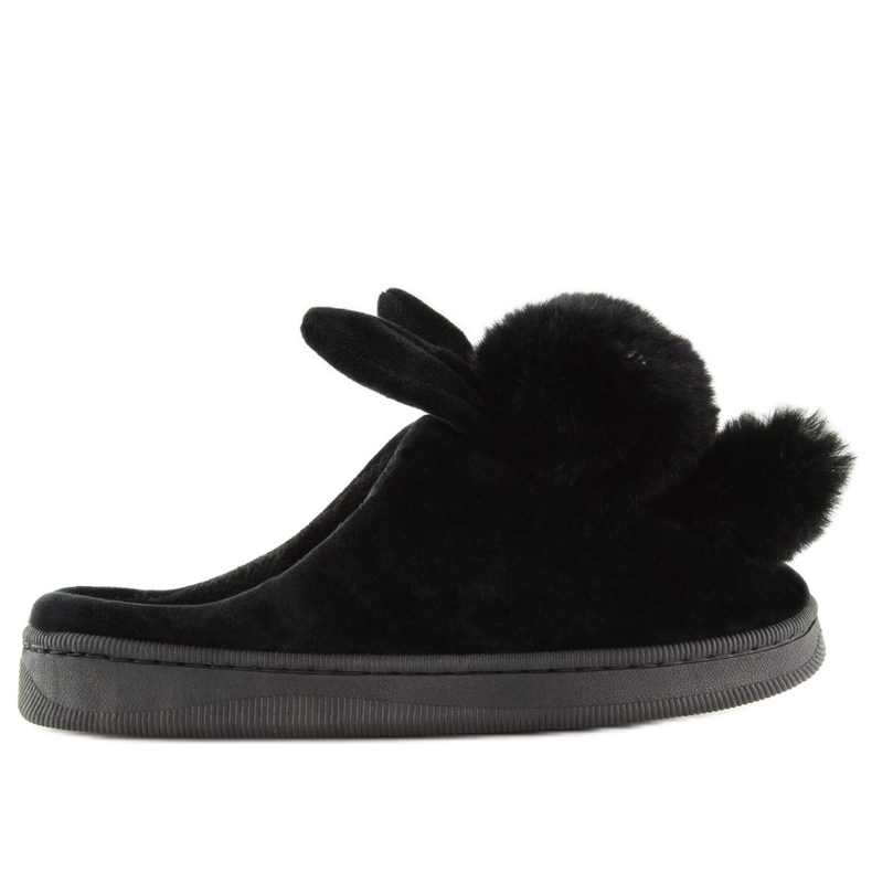 Chaussons noirs pour femmes DD90 noir 2