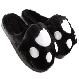 Chaussons noirs pour femmes DD93 noir le noir 2