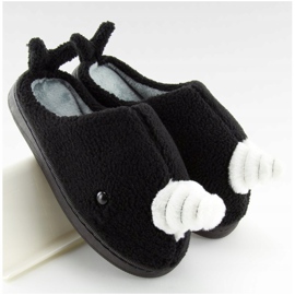 Chaussons femme noirs DD92 Noir le noir 1