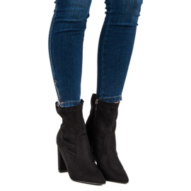 Seastar Bottines en daim noir le noir 5