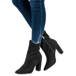 Seastar Bottines en daim noir le noir 6