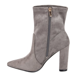 Seastar Bottines en daim gris 2