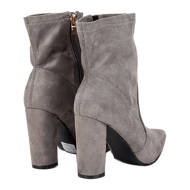 Seastar Bottines en daim gris 3