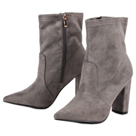 Seastar Bottines en daim gris 4