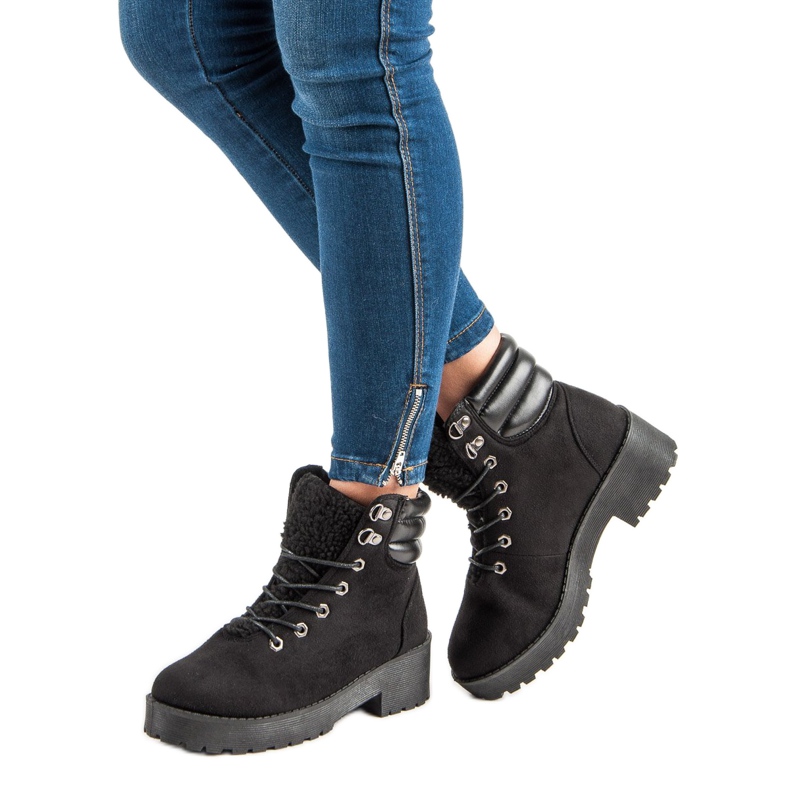 Trappeurs en suède le noir 2