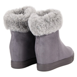 Seastar Bottes compensées grises le noir 5