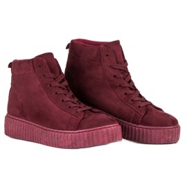 Wilady Baskets sur la cheville rouge 2