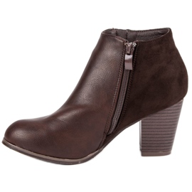 Mannika Bottes marron d'automne brun 1