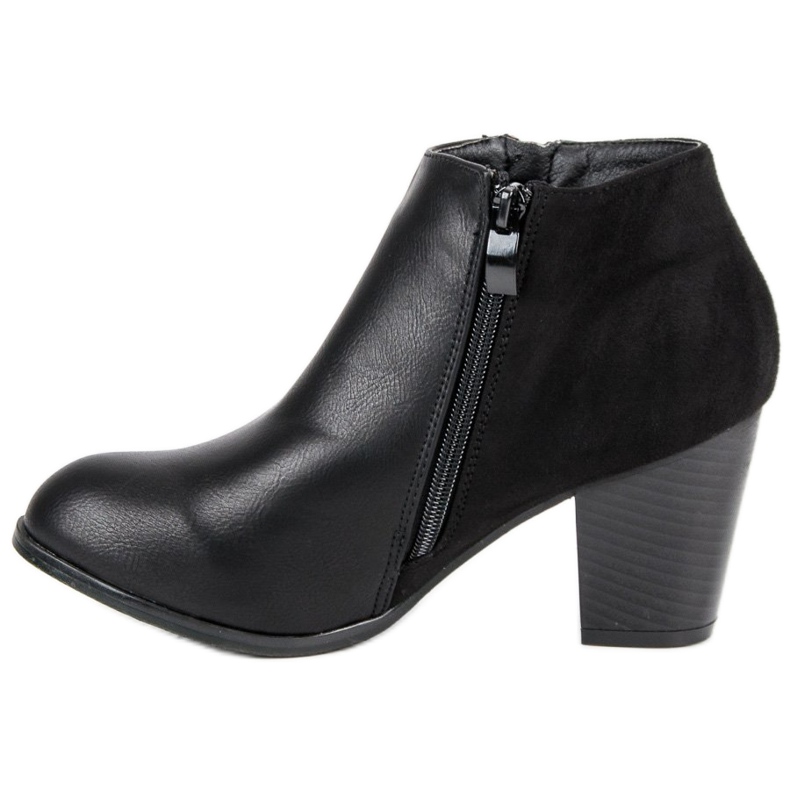 Mannika Bottes noires d'automne le noir 1