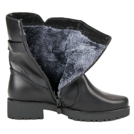 Bottes chaudes Ouvriers le noir 1