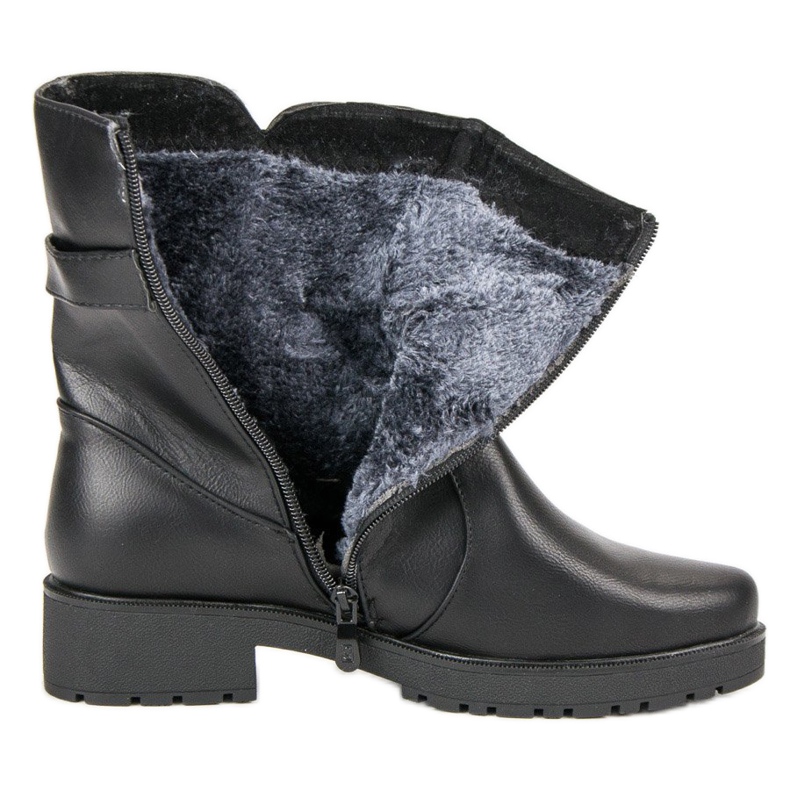 Bottes chaudes Ouvriers noir 1