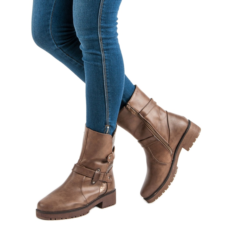 Bottes chaudes Ouvriers brun 1