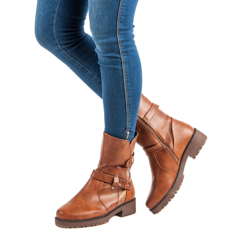 Bottes chaudes Ouvriers brun 1