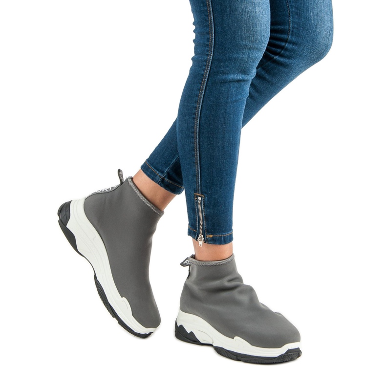 Chaussures de sport à la mode gris 2 Chaussures de sport à la mode gris 2